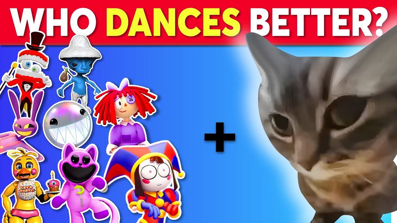 Who DANCES Better_ 💃🎶 Chipi Chipi Chapa Chapa Edition, The Amazing Digital Circus