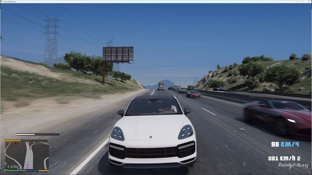 Покатушки в Grand Theft Auto V / GTA 5 на белом Porshe!