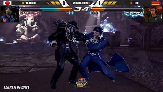 CHIKURIN (Leroy) Vs. TETSU (Claudio) Red Bull Golden Letters 2023 | TEKKEN 7