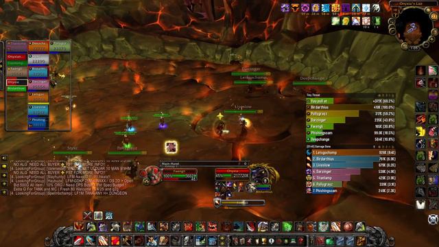 WoW WotLK Classic Protection Warrior Pve Onyxia's Lair 10-man Onyxia Kill