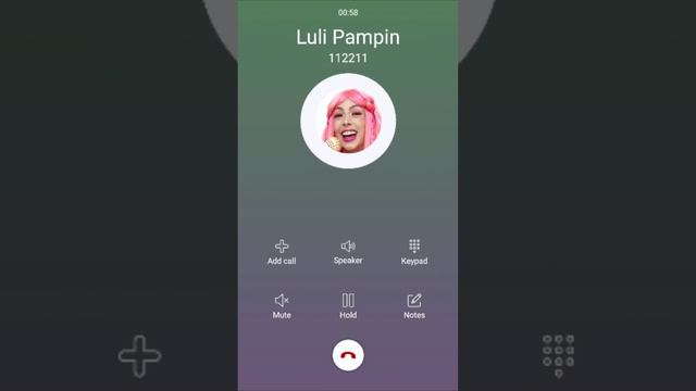 Llamada Falsa de Luli Pampin