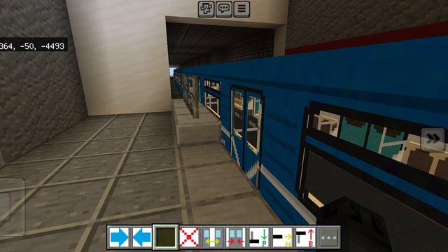 Minecraft парад поездов метро