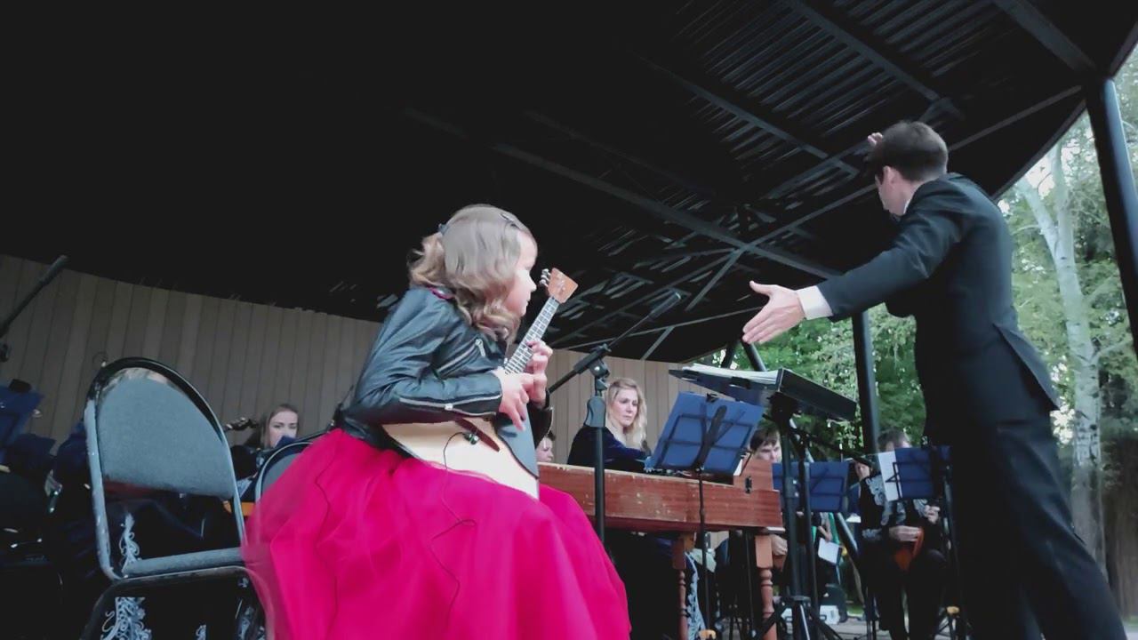 Anastasia Tyurina 9 Years - A. Tsygankov Final Of The Concert-Symphony For Balalaika And Orchestra