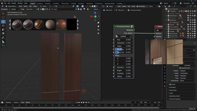 028_Adding Materials For The Wall And Panels