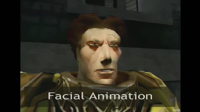 Демонстрация движка Unreal Engine 2 - 2000 год обработано AI