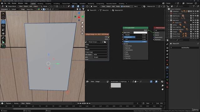029_Texturing The Picture Frames And Other Panels