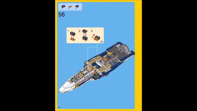 LEGO CREATOR 31039 Blue Power Jet FULL INSTRUCTIONS
