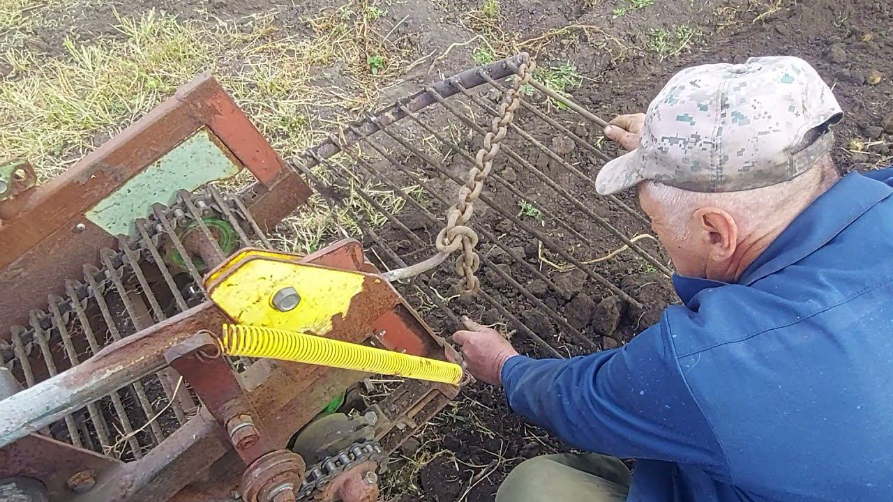 Сборка,доработка картофелекопалки.