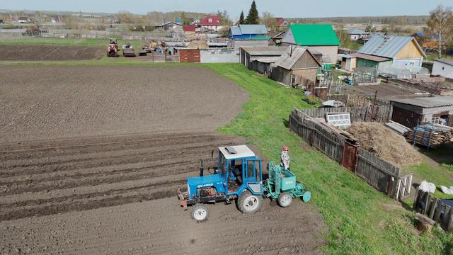 Посадка картофеля . 14.05.2024.