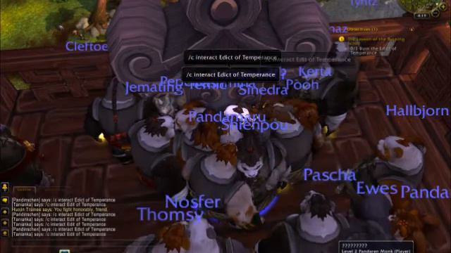 WoW: Mists Of Pandaria Beta - People Spamming In Chat