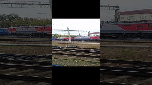 Электровоз. ЧС-6.  Ночной Экспресс. Electric Locomotive. ChS-6.  Night Express.