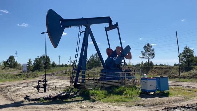 [4K] Нефтедобыча в селе Шаткино, Камешкирский район (6.05.2022)
