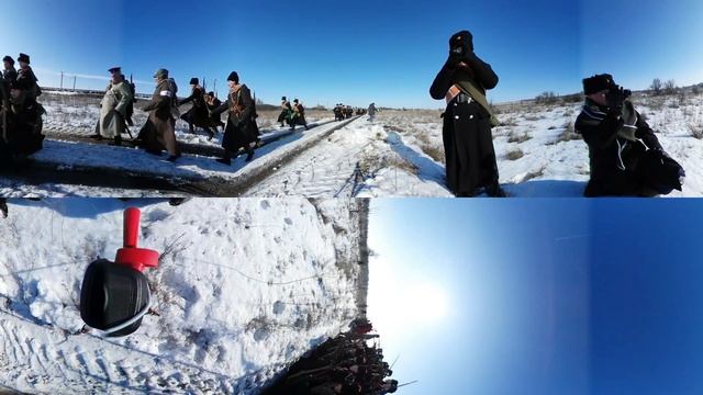 Реконструкция последнего боя полковника Чернецова В.М. 100 лет назад