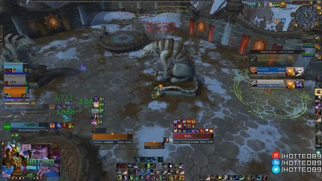 This CC CHAIN IS PRECIOUS! - 2450 3v3 GodComp Arenas With Hotted - Multi Rank 1 Druid Gameplay