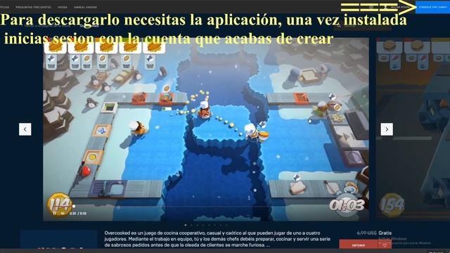 Overcooked Oferta Juego Gratis En Epic Games Hasta El 11/06/2020