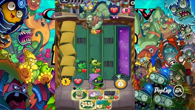 Plants vs Zombies Heroes прохождение часть 35 за растения HD