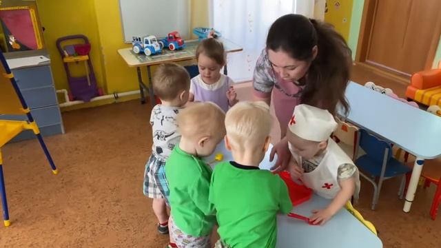 Тема НОД «Врач для мишки», группа № 12