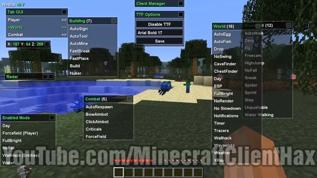 Nodus 9.7 Client For Minecraft 1.3.1 Tutorial + Free Download