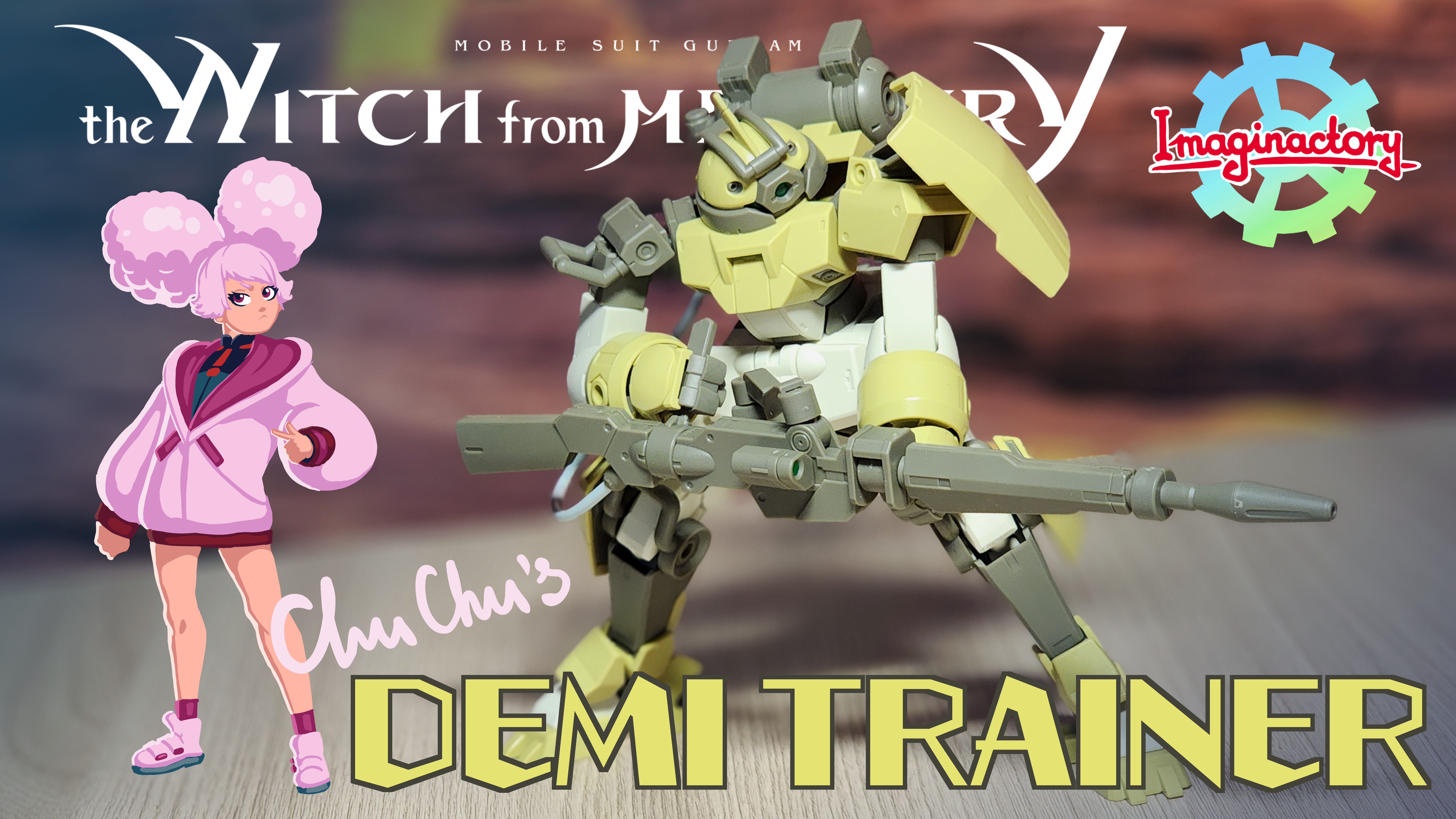 ОБЗОР! Модель гандам Chuchu's Demi Trainer The Witch From Mercury #gundam #gunpla #bandai