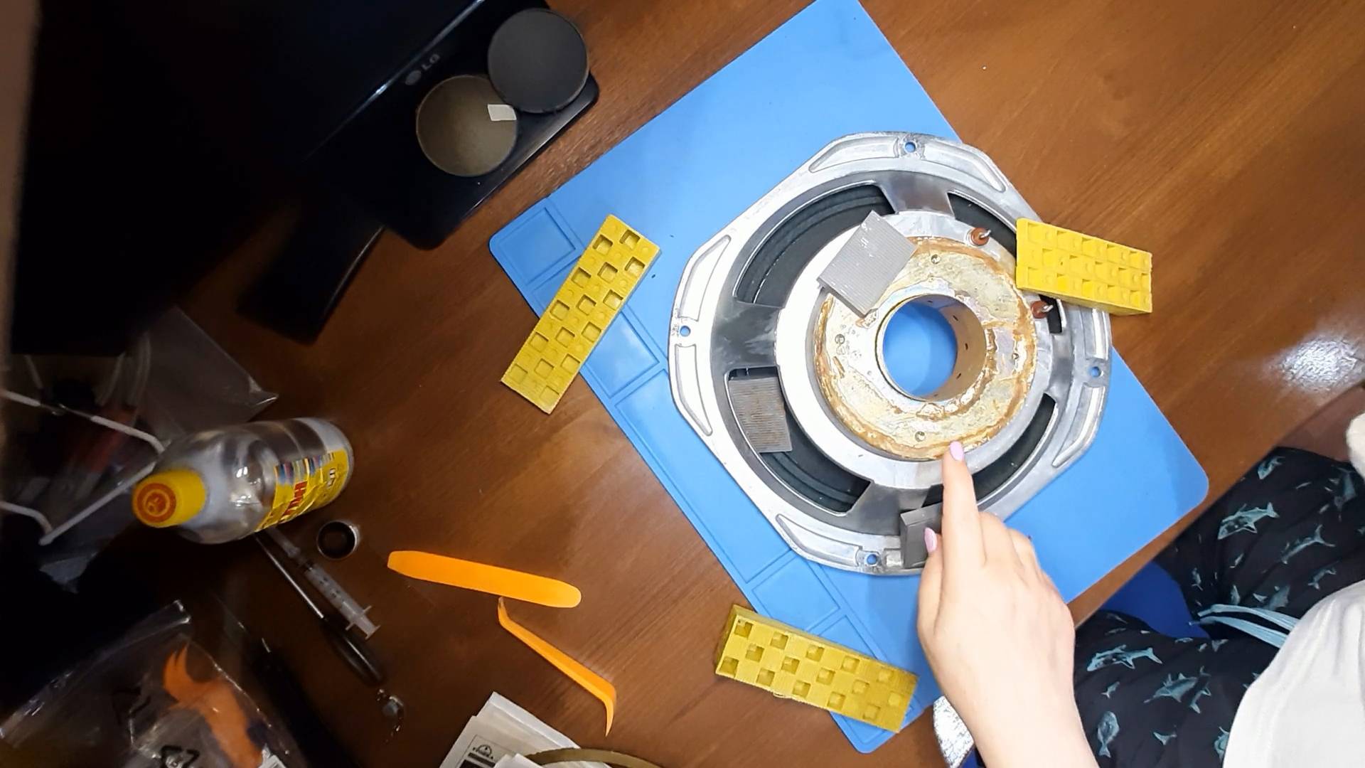 Ремонт НЧ динамиков от YAMAHA NS-1000M