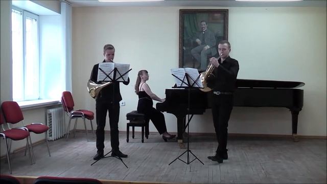 А.Гензель Концертино для 2-х валторн