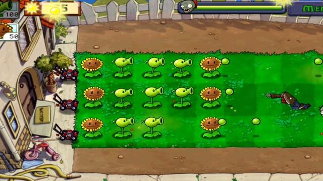 Прохождение Игры Растения Vz  Зомби 🌱🌱🌱