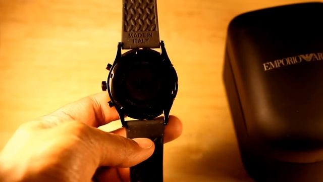 Emporio Armani Mens Watch AR0584 Unboxing