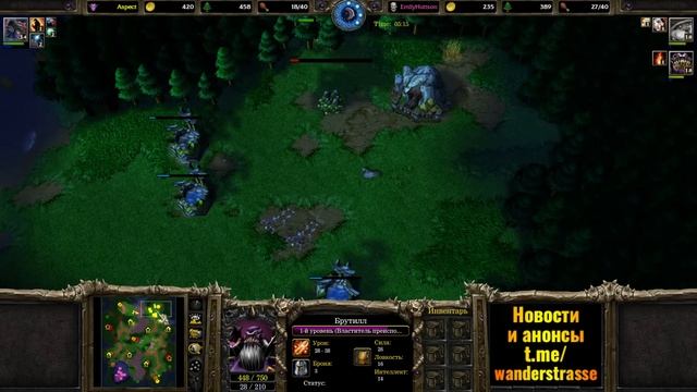 CasCraft Самая АГРЕССИВНАЯ стратегия за Нежить в Warcraft 3 Reforged (Wanderbraun)