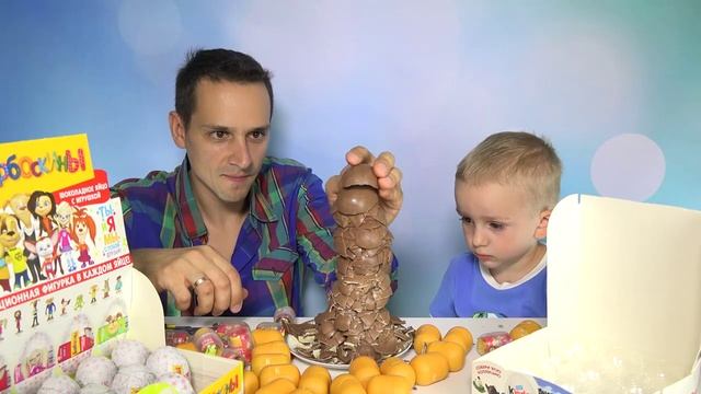 100 СЛОЕВ ШОКОЛАДА! ЧЕЛЛЕНДЖ КИНДЕР СЮРПРИЗ! 100 LAYERS OF KINDER SURPRISE!