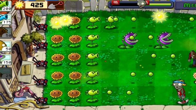 Прохождение Растения Vs Зомби 🌱🌱🌱
