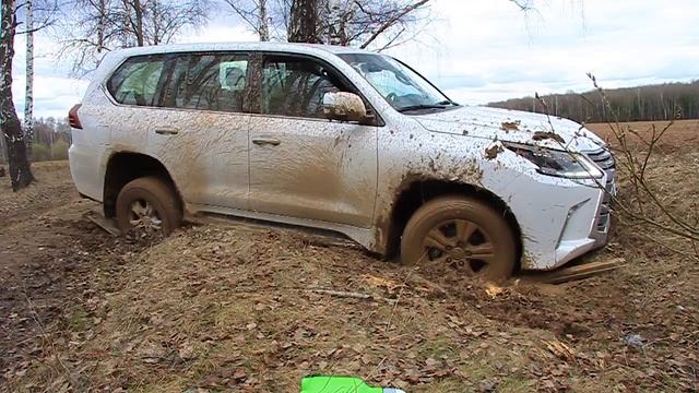 Завязли на Lexus LX450d