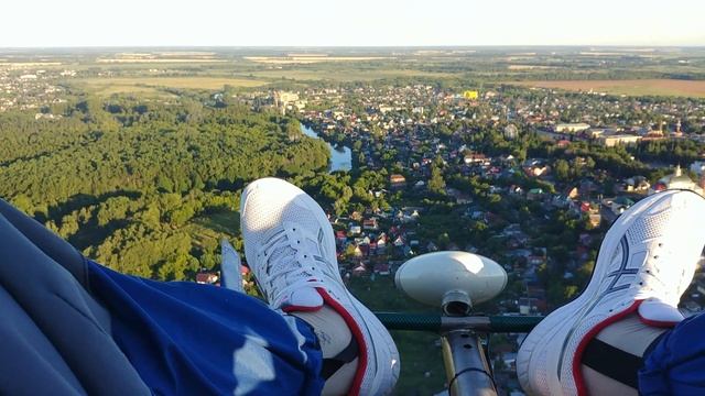 Полёт над Мичуринском на параплане