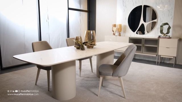 Столовая группа PUZZLE фабрики Muzaffer Furniture