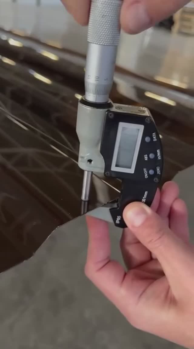 Замер толщины профилированного поликарбоната МП-20