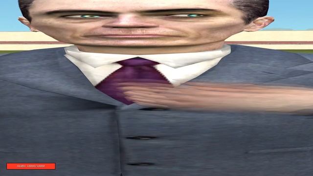 широкий gman ходит и поправляет галстук