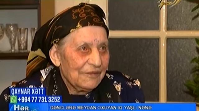 92 Yaşlı Nənə Gənclərə Meydan Oxuyur. Hər Gün Səhər Idman Edir