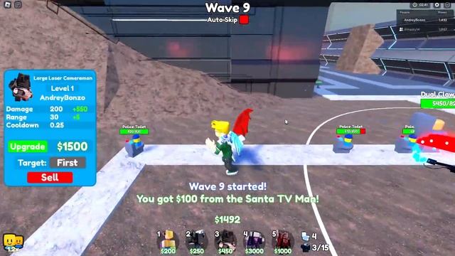 ТОЛЬКО КРАСНЫЕ И СЕРЫЕ ЮНИТЫ в Toilet Tower Defense