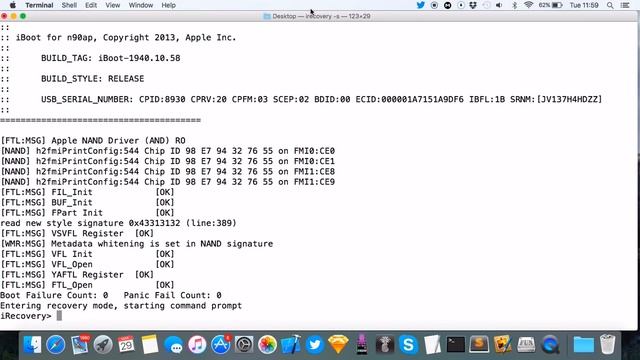 iRecovery iOS Tutorial - Escape Recovery Mode Loop Communicate with iBoot