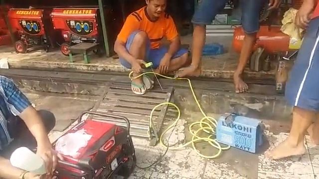 Genset hiyashi HEP -1500 bisa untuk ngelas