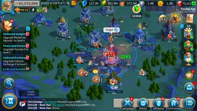 More Players Zeroed To Lower The Kingdoms Power :P - Rise Of Kingdoms
