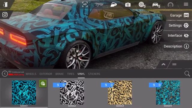 Dodge challenger customization forma car 3D