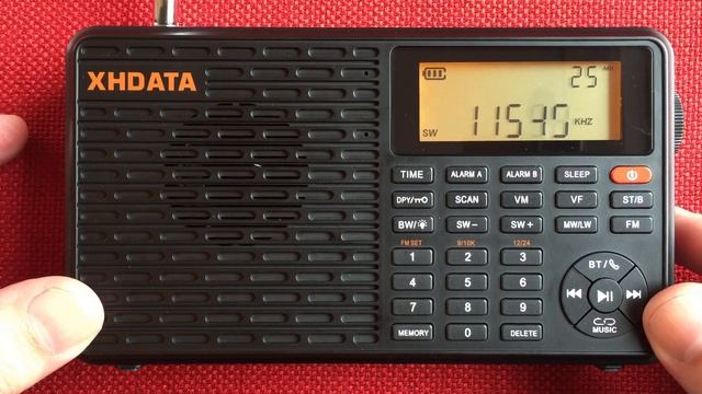 XHDATA D-109 Shortwave Radio Daytime SW Experimental