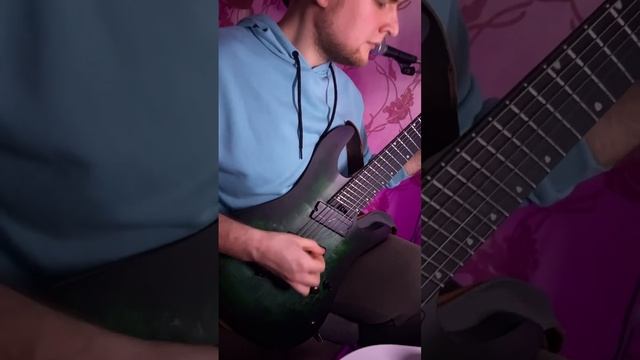 Лязг струн от даунстрока =  #guitar #cover #metal #imminence #гитара #кавер #music #музыка