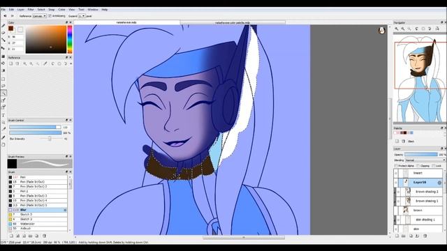 Speed Drawing - Natasha.EXE
