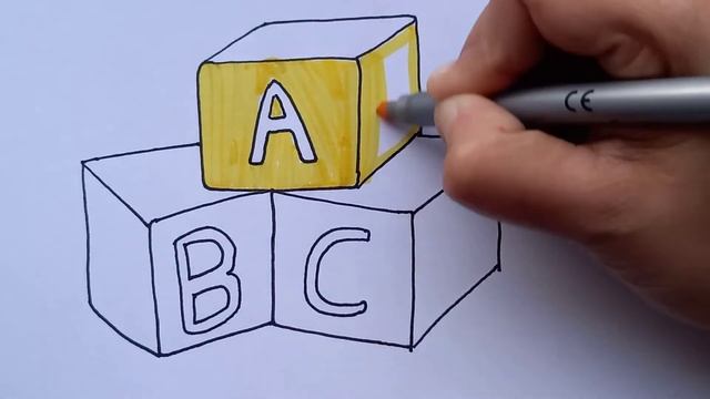 Bolalar Uchun Alifbo Chizish /Drawing Alphabet For Children/Рисование Алфавит для детей ABC#drawkid