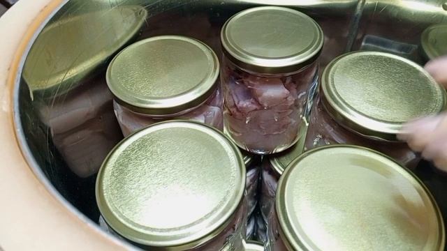 Тушёнка из домашней курицы в автоклаве Домашний стандарт.