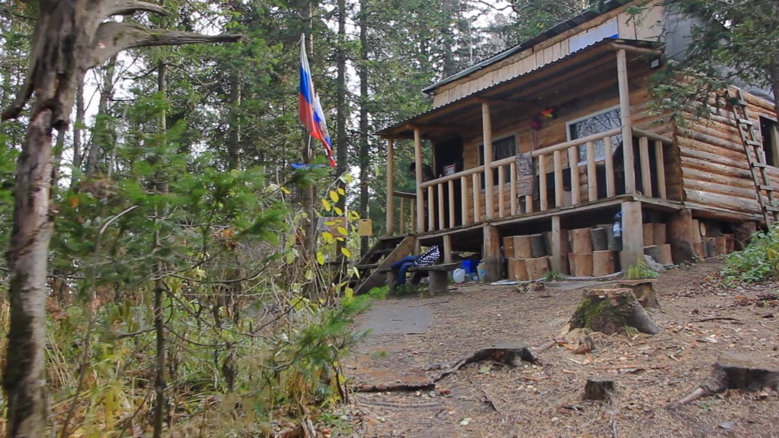 Выходные на хижине в тайге!
