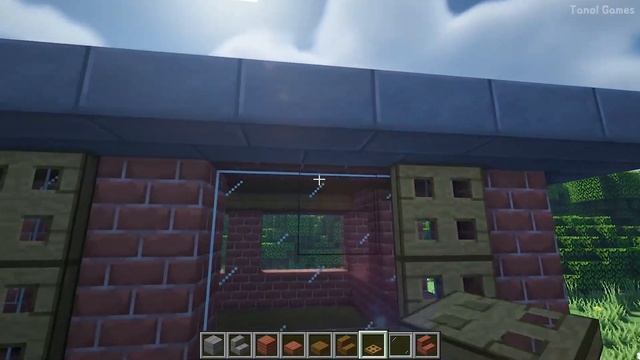 Небольшой кирпичный дом