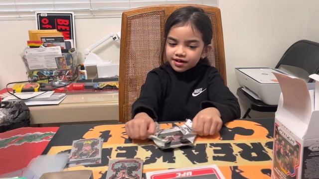 SPORTS CARDS! Ripping NEW 2022 PANINI UFC PRIZM With MADDY MADS Of THE BABY CARD BREAKERS!