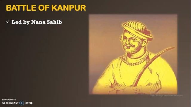 Events | War Of Independence 1857 | Mangal Pandey | Rani Laxamibai | Nana Sahib